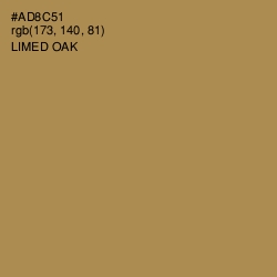 #AD8C51 - Limed Oak Color Image
